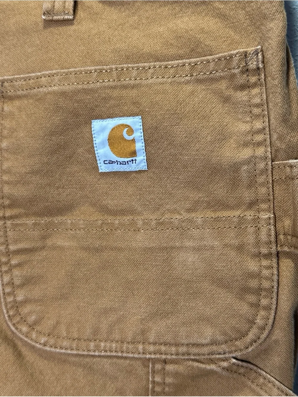 Carhartt Straight Fit Men's Carpenter Pants in Brown